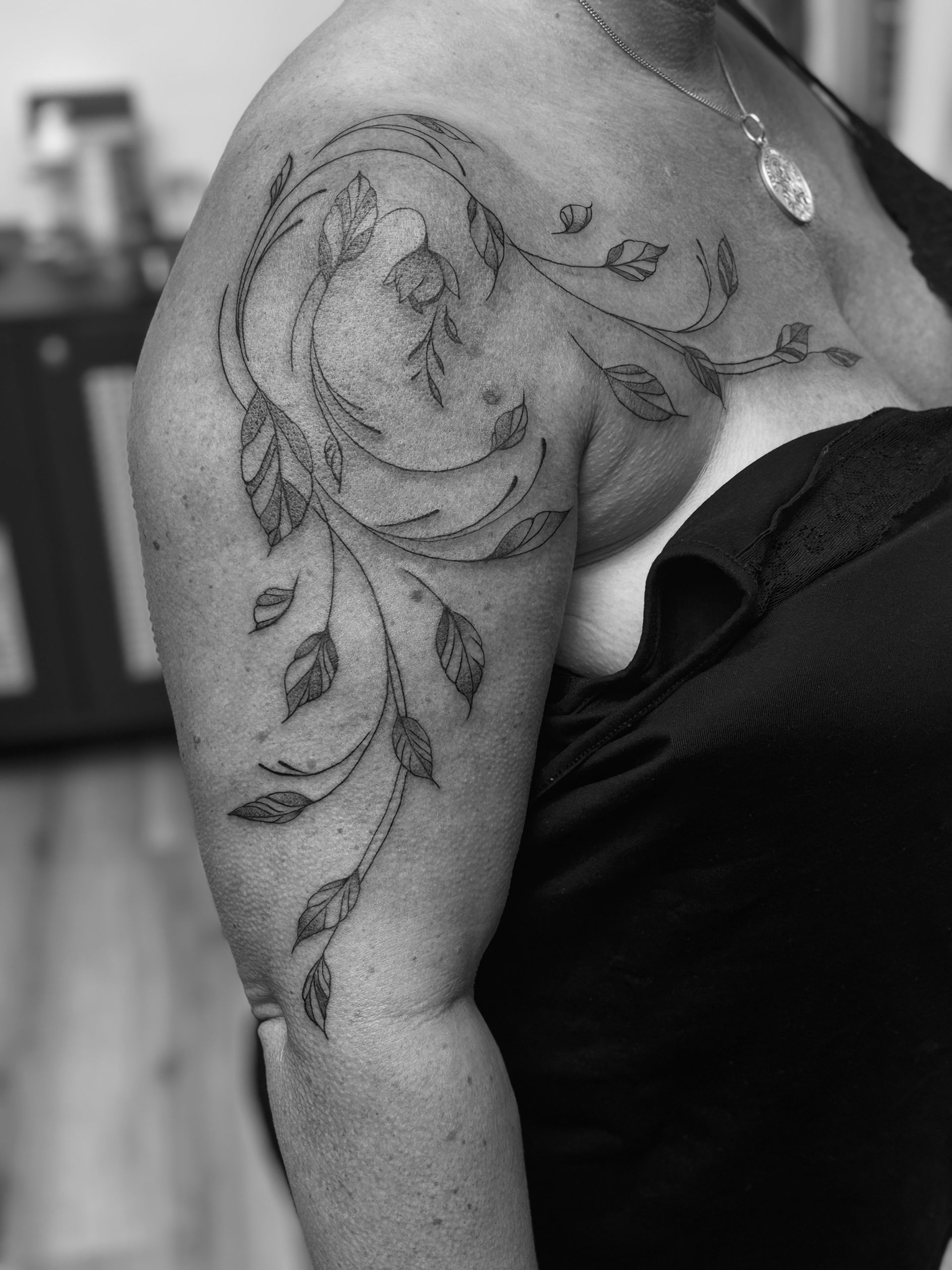 Tattoo: Bl%C3%A4tterranke