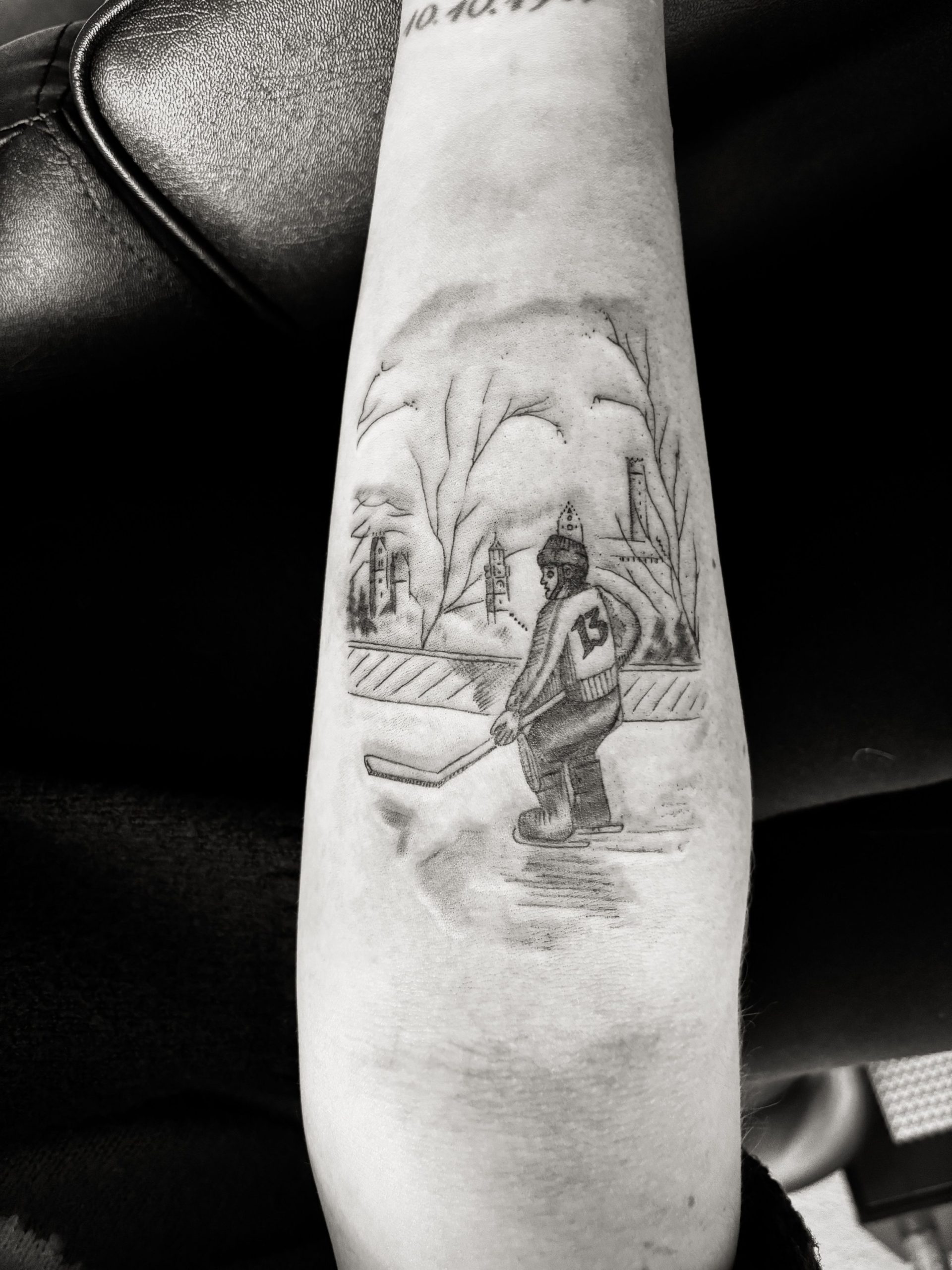 Tattoo: Eishockeyspieler