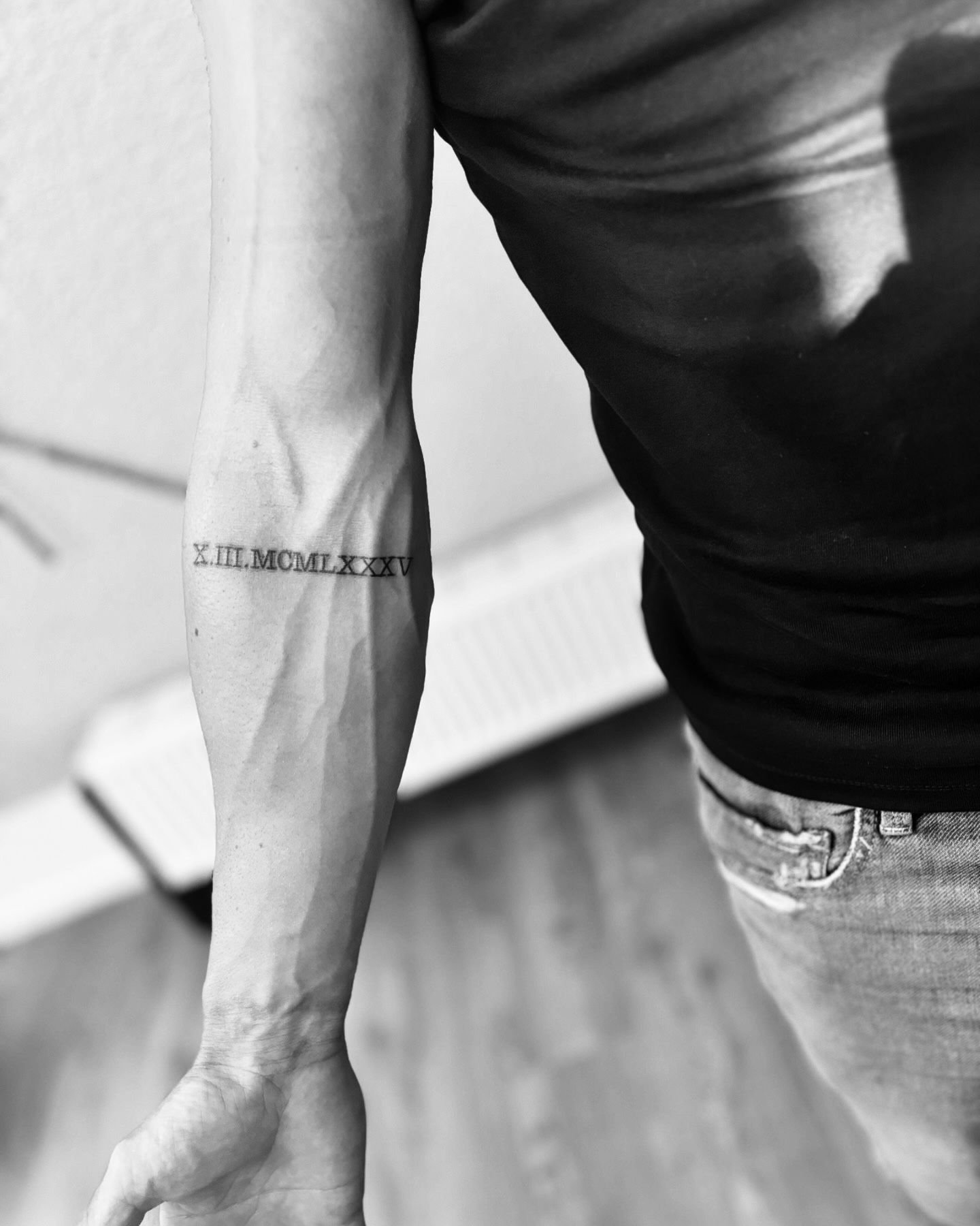 Tattoo: Geburtstag Andi