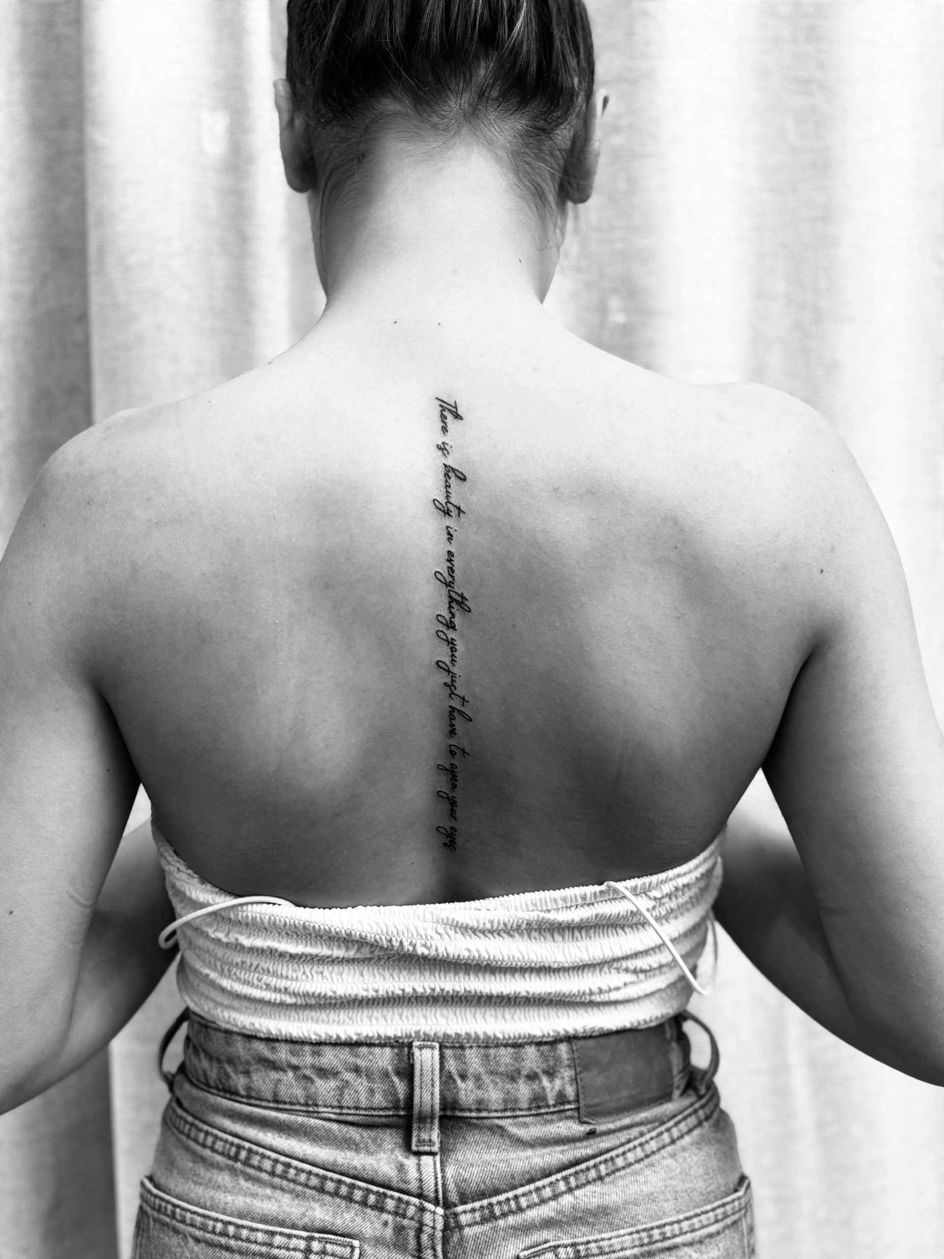 Tattoo: R%C3%BCcken Text