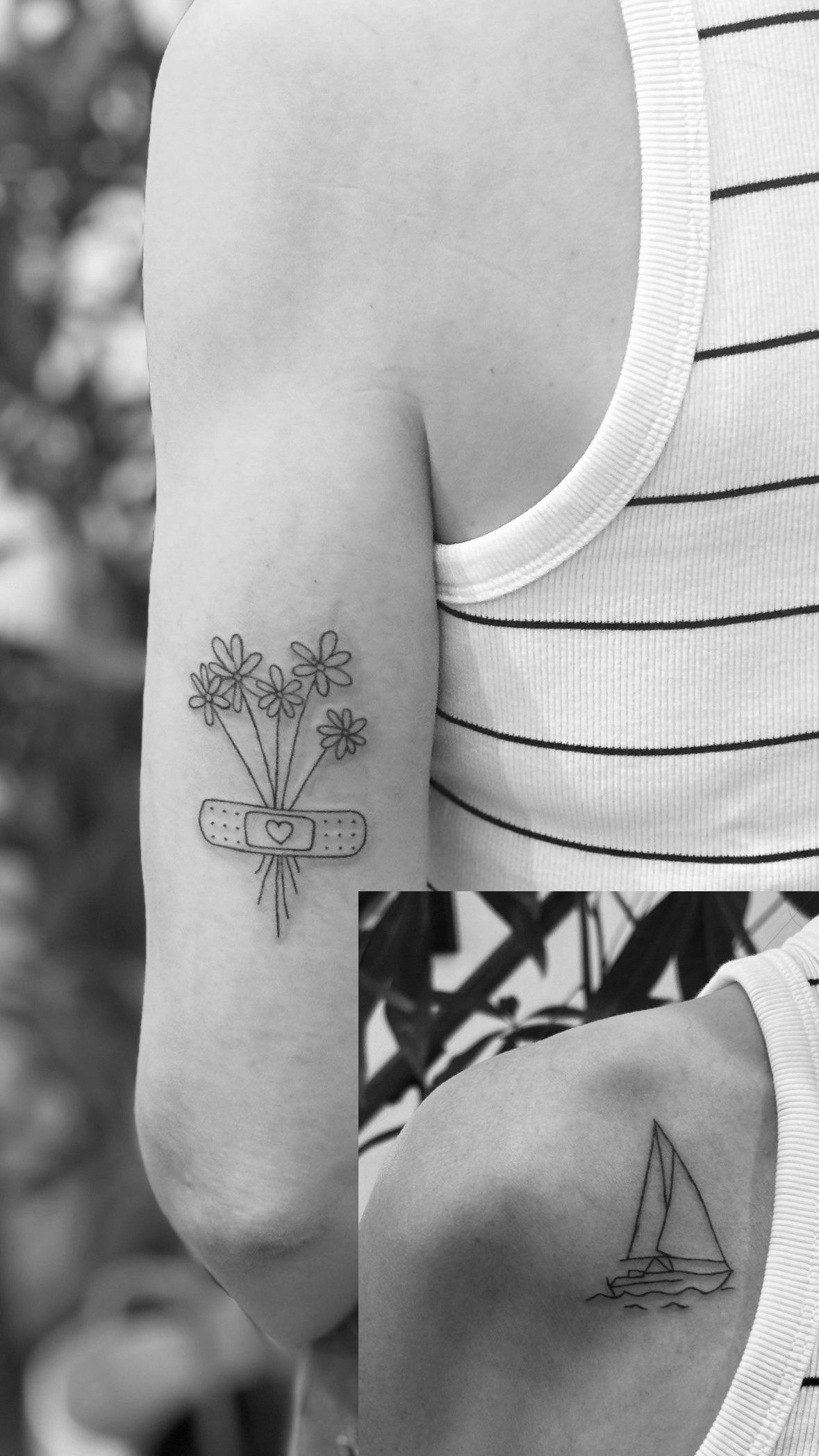 Tattoo: Segelboot BC