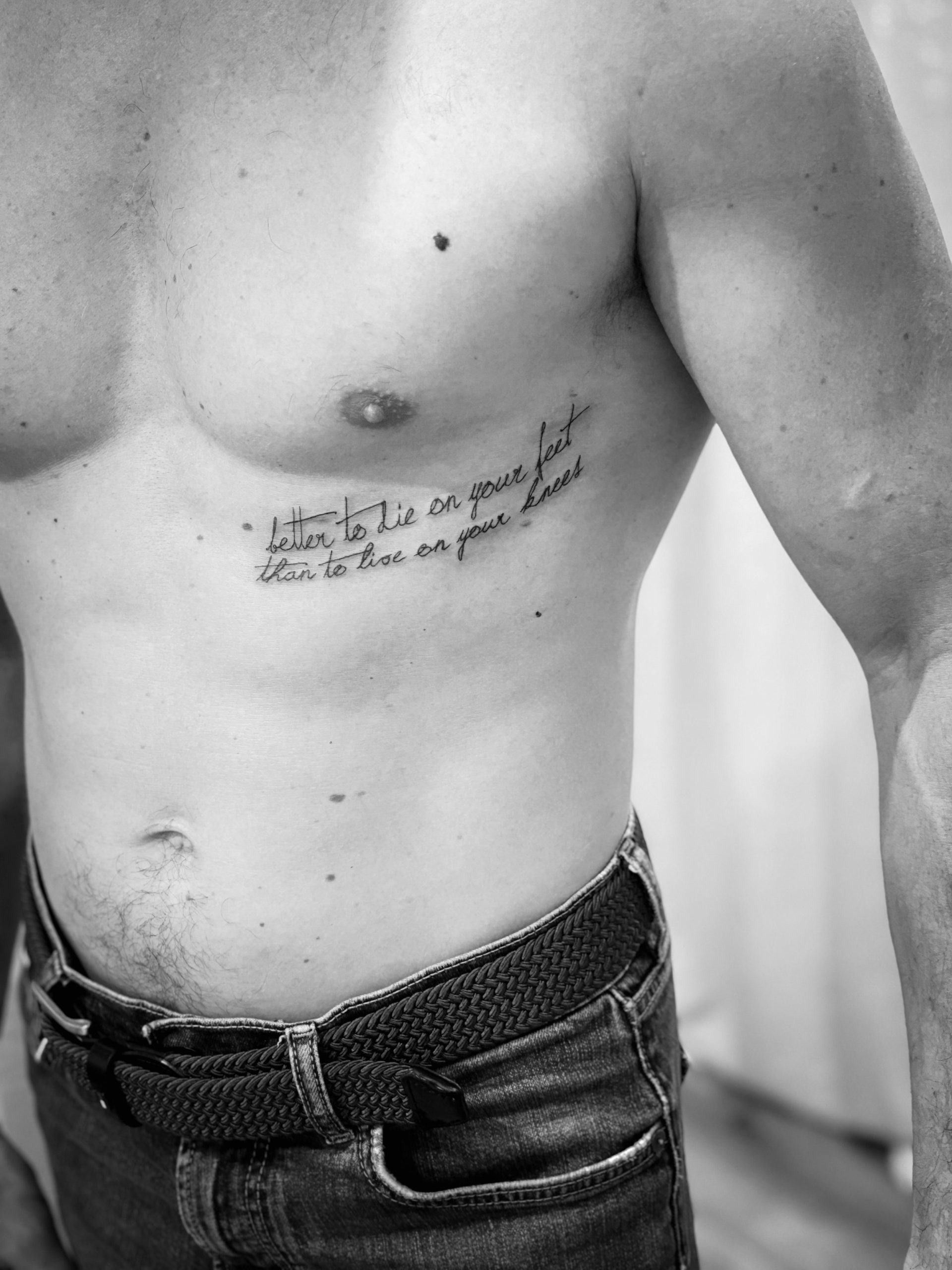 Tattoo: Text Rippe