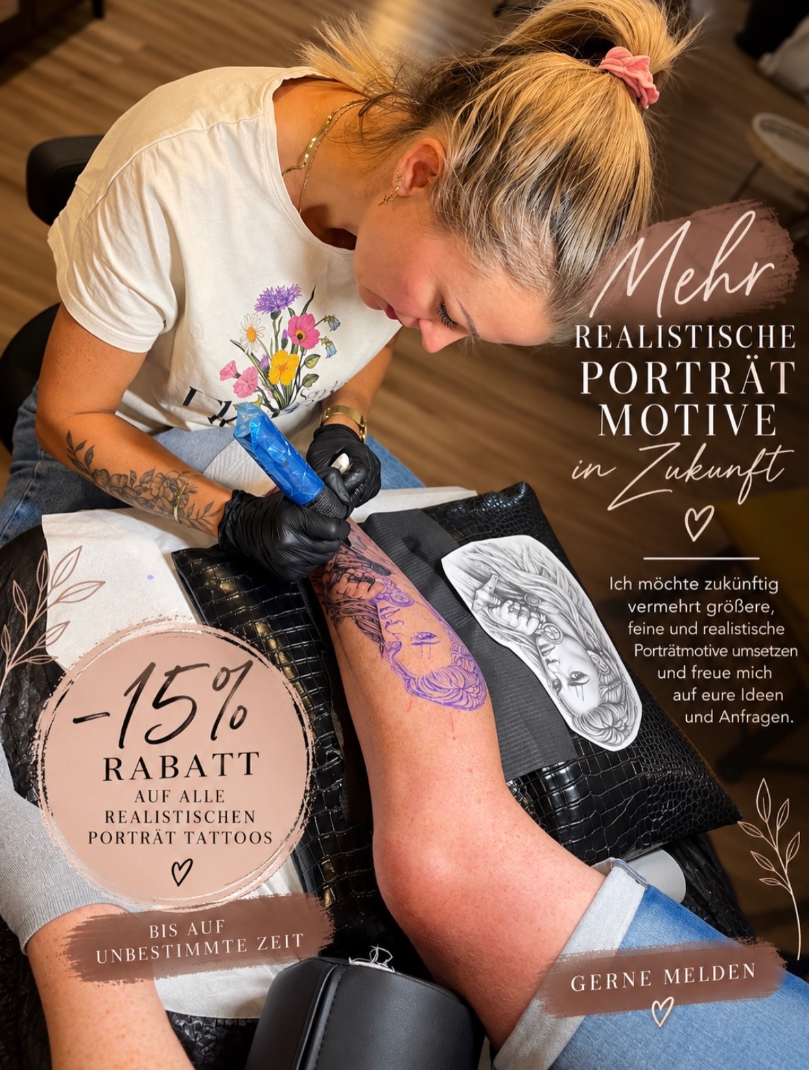 Mehr von diesen Projekten bitte! 🤍

Ich möchte zukünftig noch mehr größere, feine & realistische Portrait-Tatt
